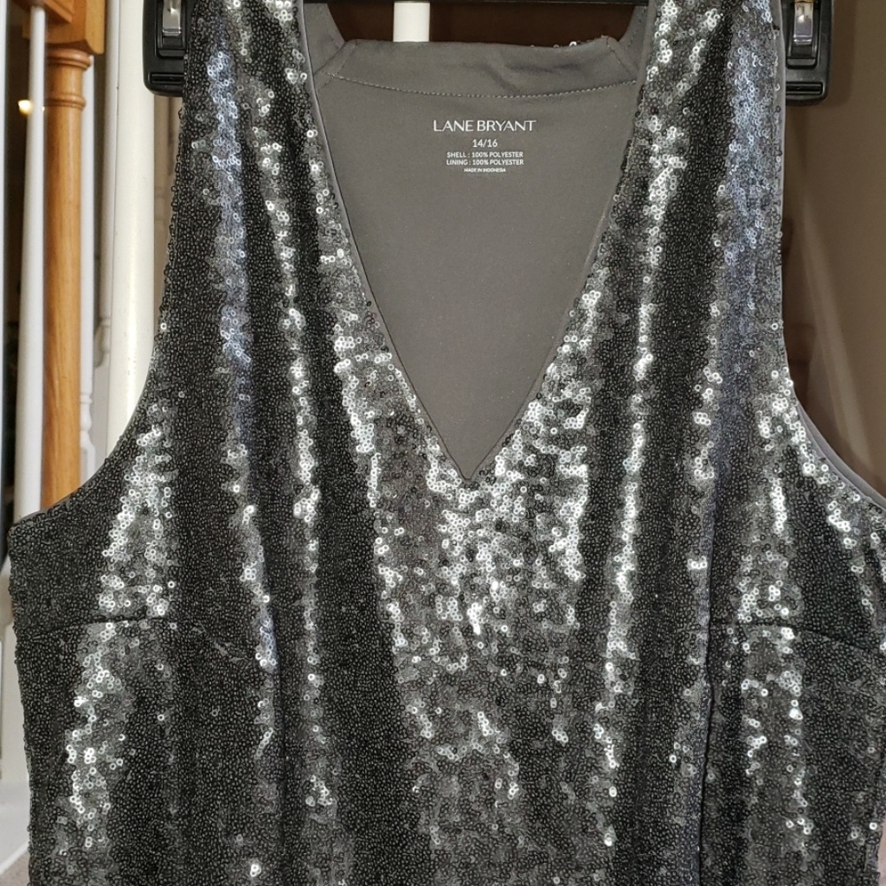 Lane Bryant Sequin sleeveless blouse